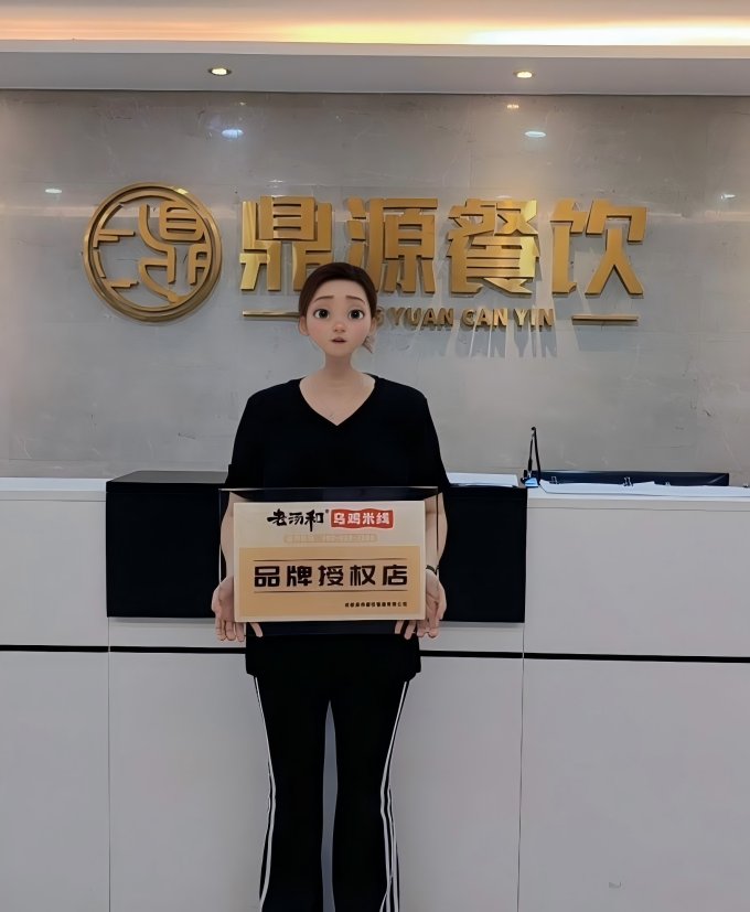 9月8日四川自贡雷女士签约加盟老汤和乌鸡米线